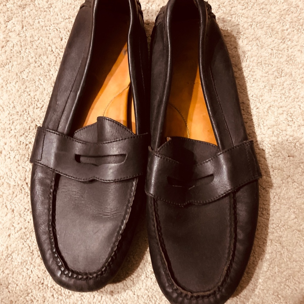Black Leather Loafer